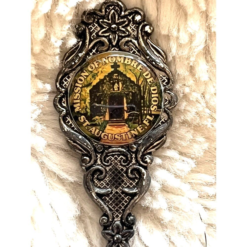 St Augustine Florida Mission de‎ Nombre De Dios Collectible Spoon Souvenir